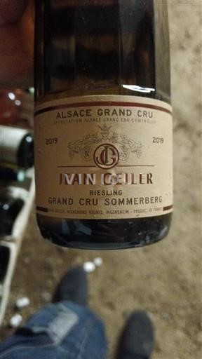 Alsace Alsace Grand Cru Grand Cru Jean Geiler Grand Cru Sommerberg 2019
