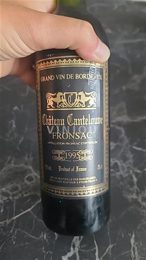 Bordeaux Fronsac Château Cantelouve 1995
