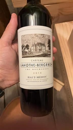 Bordeaux Haut-Médoc Cru Bourgeois Lamothe-Bergeron 2015
