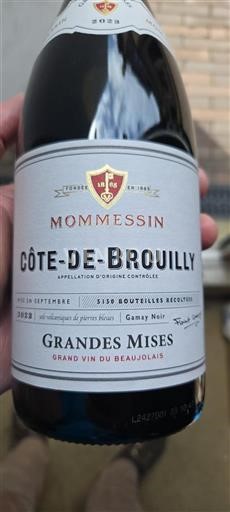 Beaujolais Côte-de-Brouilly Mommessin Grandes Mises 2023