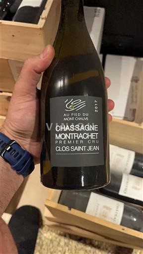 Burgund Chassagne-Montrachet Premier Cru Au Pied du Mont Chauve Clos Saint Jean 2017
