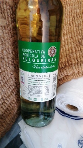Portugal Vinho Verde Cooperativa Agrícola de Felgueiras Ikke årgangsbestemt