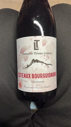 Borgogna Coteaux borgognoni Domaine Thierry Ledain Génération Senza annata