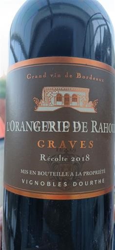 Bordeaux Graves Château Rahoul 2018