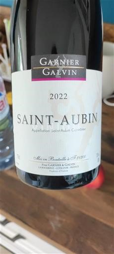 Burgundsko Saint-Aubin Garnier & Galvin 2022