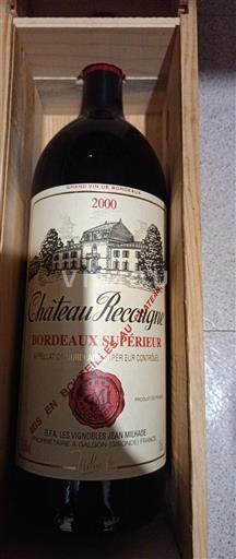 Bordeaux Bordeaux supérieur Château Recougne 2000