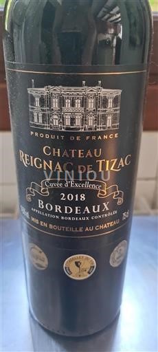 Burdeos Bordeaux Château Reignac de Tizac d'Excellence 2018