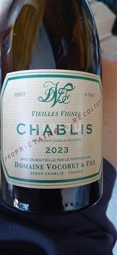 Borgoña Chablis Domaine Vocoret & Fils Vielles Vignes 2023