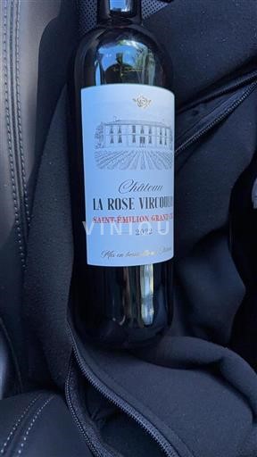 Bordéus Saint-Émilion Grand Cru La Rose Vircoulon 2022