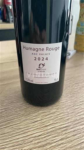Valais Ikke specificeret Cave Le Bosset Humagne Rouge 2024