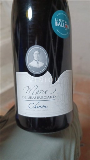 Vinhos Rouge sec Marie de Beauregard 2022 França Vale do Loire Chinon AOC