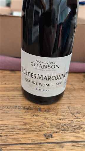 Bourgondië Beaune Premier Cru Domaine Chanson Clos des Marconnets 2020