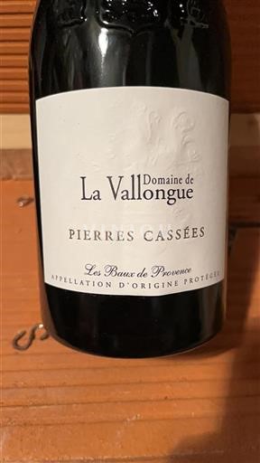 Vin Rouge sec Pierres Cassées Domaine La Vallongue 2020 France Provence AOC