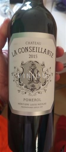 Bordeaux Pomerol La Conseillante 2015
