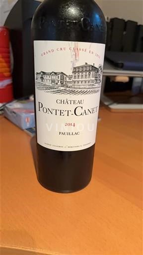 Burdeos Pauillac Pontet-Canet 2014