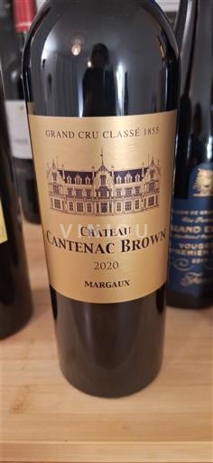 Bordeaux Margaux Grand Cru Château Cantenac Brown 2020