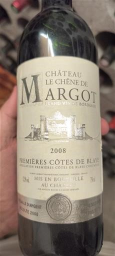 Bordéus Não especificado Château Le Chêne de Margot 2008
