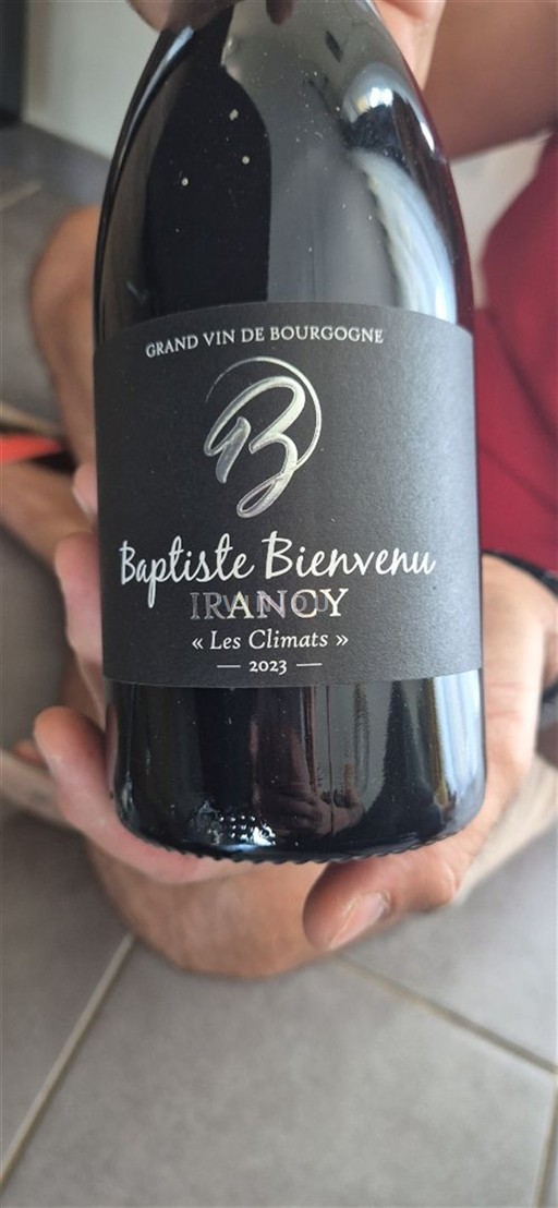 Borgogna Irancy Grand Cru Baptiste Bienvenu Les Climats 2023
