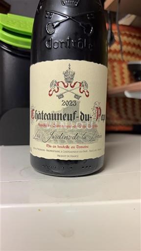 Rhônen laakso Châteauneuf-du-Pape Les Jardins de la Lirée 2023