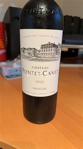 Burdeos Pauillac Grand Cru Pontet-Canet 2022