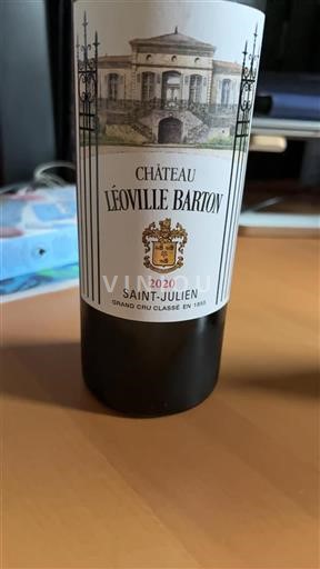 Bordeaux Saint-Julien Grand Cru Léoville Barton 2020