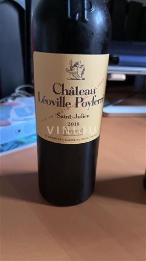Bordéus Saint-Julien Grand Cru Château Léoville Poyferré 2018