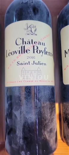 Bordéus Saint-Julien Grand Cru Château Léoville Poyferré 2016