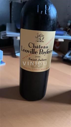 Bordéus Saint-Julien Grand Cru Château Léoville Poyferré 2016