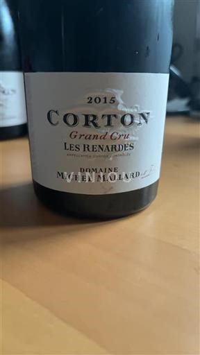 Bourgogne Corton Grand Cru Domaine Michel Mallard Les Renardes 2015