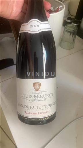 Burgundsko Nespecifikováno Domaine Louis Fleurot Les dames Huguette 2021