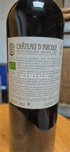 Bordeaux Saint-Émilion Grand Cru Grand Cru Château Arcole Niet-geïntegreerd