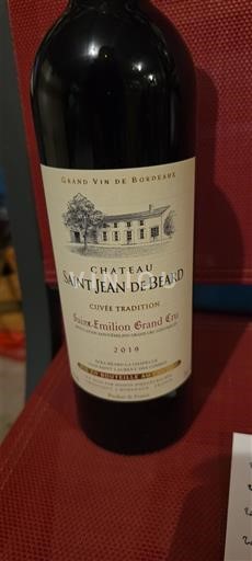 Bordeaux Saint-Émilion Grand Cru Grand Cru Château Saint Jean de Beard Tradition 2019