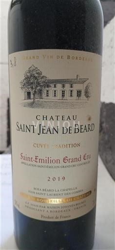 Burdeos Saint-Émilion Gran Cru Grand Cru Château Saint Jean de Beard Tradition 2019