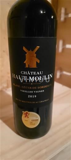 Burdeos Blaye-Côtes de Burdeos Château Haut-Moulin Vieilles vignes 2019