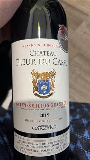 Bordeaux Saint-Émilion Grand Cru Château Fleur du Casse 2019
