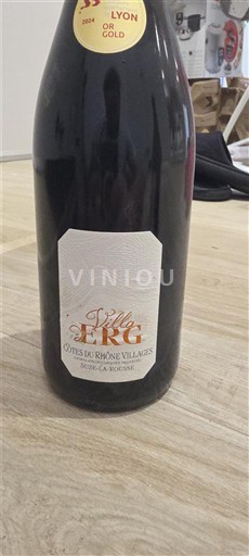 Thung lũng Rhône Côtes-du-rhône-villages Villa Erg 2022