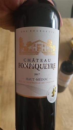 Bordeaux Haut-Médoc Cru Bourgeois Château Fonpiqueyre 2017