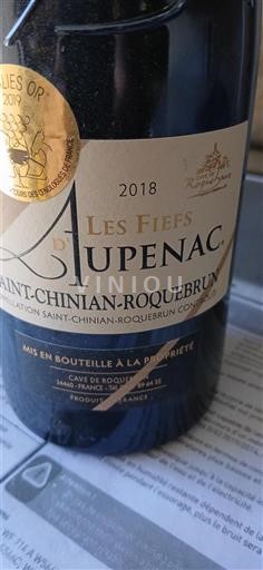 Languedoc Ospecificerad Cave de Roquebrun Les Fiefs d'Aupenac 2018