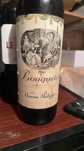 Bordéus Baron Philippe Bouquetin 1980
