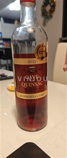 Bordeaux Bordeaux clairet Cave de Quinsac 2023