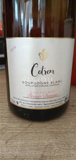 Bourgondië Niet gespecificeerd Cotron Conférie Bruno Dangin 2018
