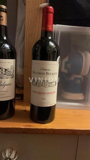 Bordeaux Saint-Émilion Grand Cru Grand Cru Billeron Bouquey 2021