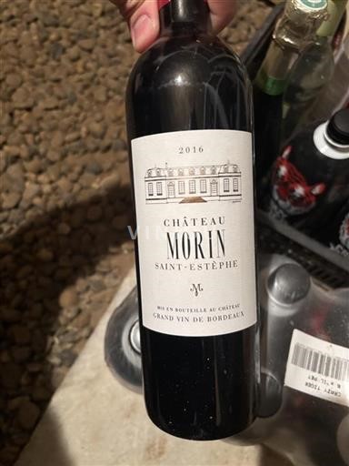 Bordeaux Saint-Estèphe Château Morin 2016