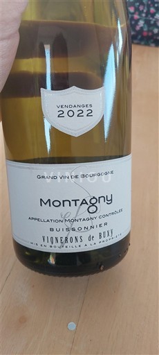 Bourgogne Montagny Premier Cru Vignerons de Buxy Buissonnier 2022