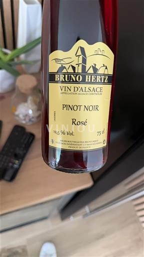 Alsace Grand Cru Bruno Hertz Pinot Noir Không niên vụ