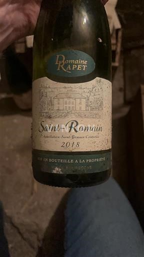Weine Blanc sec Domaine Rapet 2018 Frankreich Burgund Saint-Romain AOC