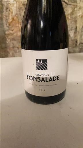 Vin Rouge sec Château Fonsalade 2019 France Languedoc AOC