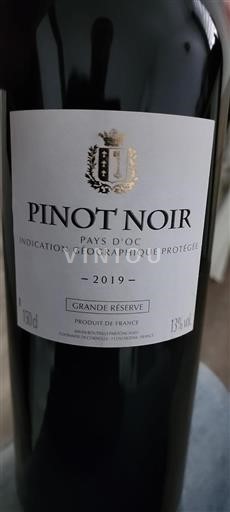 Languedoc-Roussillon Pays d'Oc Grande Réserve 2019
