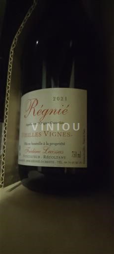 Beaujolais Régnié Frédéric Laissus Vieilles Vignes 2021