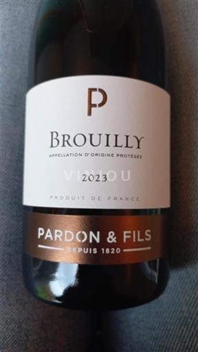 Beaujolais Brouilly Pardon & Fils 2023